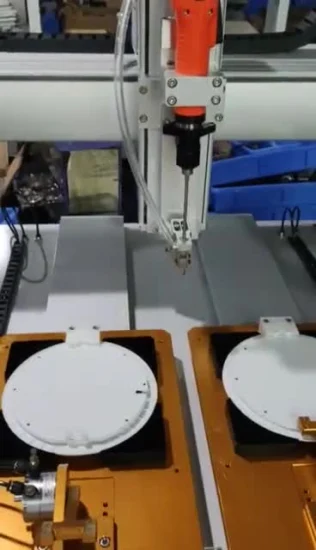 Machine de fixation robotique d'alimentation de soufflage de vis de bureau avec boîtier et capteur de rideau/outil électrique/chargeur automatique/robot de fixation
